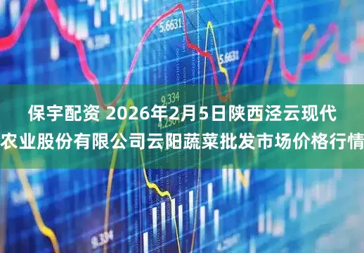 保宇配资 2026年2月5日陕西泾云现代农业股份有限公司云阳蔬菜批发市场价格行情
